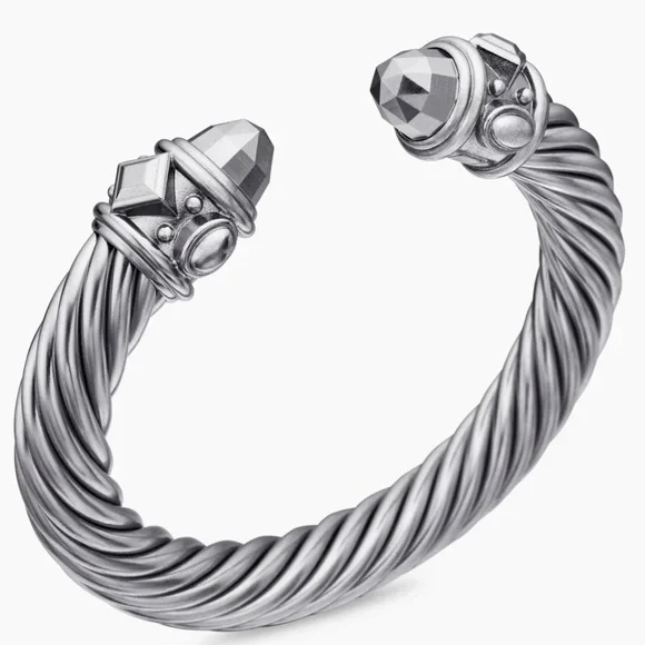 David Yurman Renaissance Classic Cable Bracelet in grey aluminum - Picture 3 of 6